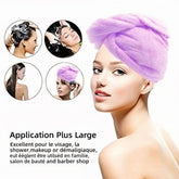 Serviette Cheveux Microfibre & Bonnet Turban | Zalmyraboutique - Zalmyraboutique