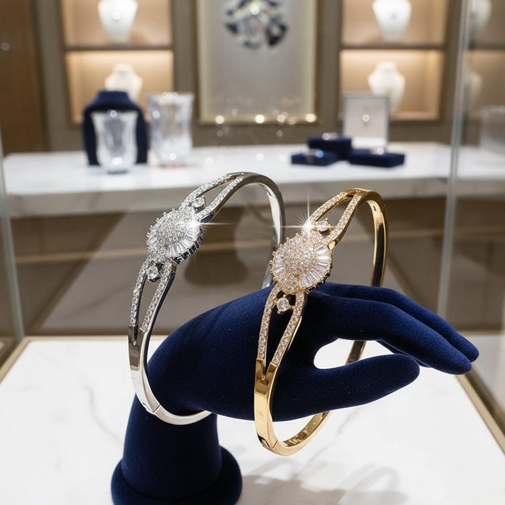 Bracelet Femme Élégant en Zirconium Raffiné | Zalmyraboutique - Zalmyraboutique