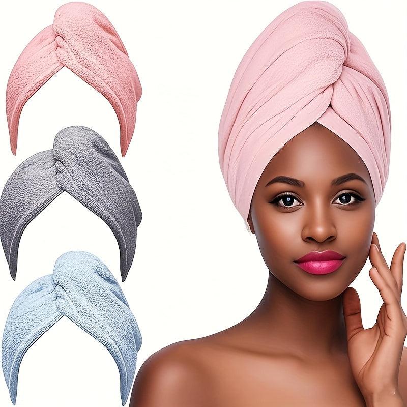 Serviette Cheveux Microfibre & Bonnet Turban | Zalmyraboutique - Zalmyraboutique