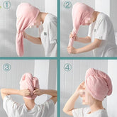 Serviette Cheveux Microfibre & Bonnet Turban | Zalmyraboutique - Zalmyraboutique