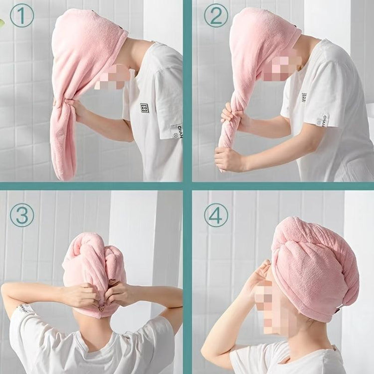 Serviette Cheveux Microfibre & Bonnet Turban | Zalmyraboutique - Zalmyraboutique