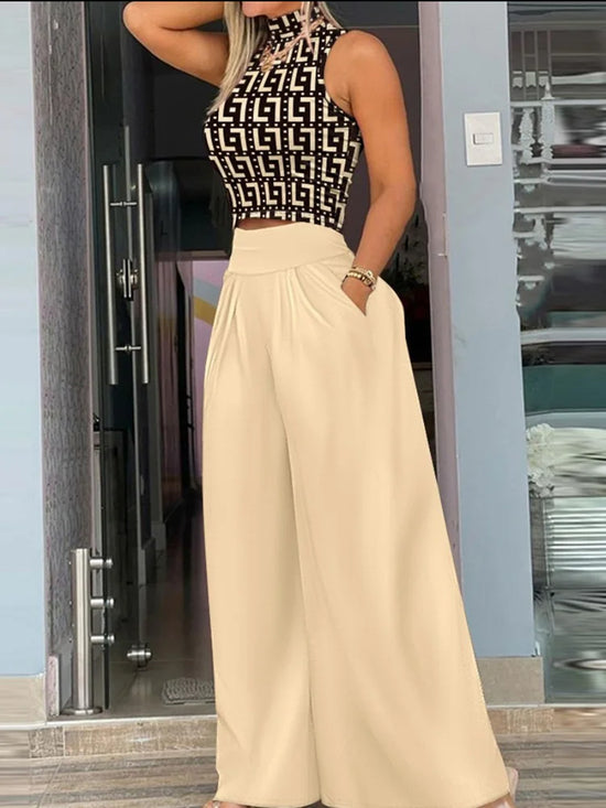 Ensemble Aura-Set Zalmyra | Set 2 Pièces Débardeur & Pantalon