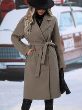 Manteau Long en Laine Ceinturé & Style Élégant | Zalmyraboutique - Zalmyraboutique