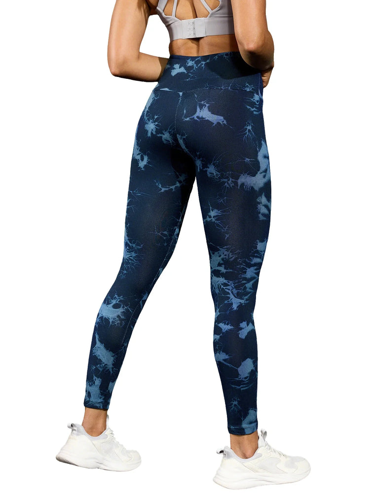 Legging Tie-Dye Taille Haute Push-Up & Opaque | Zalmyraboutique - Zalmyraboutique