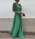 Robe de Soirée 2025 Longue à Volants & Décolleté | Zalmyraboutique - Zalmyraboutique