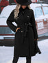 Manteau Long en Laine Ceinturé & Style Élégant | Zalmyraboutique - Zalmyraboutique