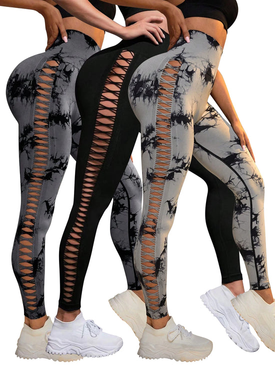 Legging Tie-Dye Sculpt | Legging Seamless & Scrunch — Zalmyra