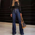 Jean Patte dEph - Pantalon Flare Femme Tendance Chic pour Femme