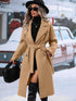Manteau Long en Laine Ceinturé & Style Élégant | Zalmyraboutique - Zalmyraboutique