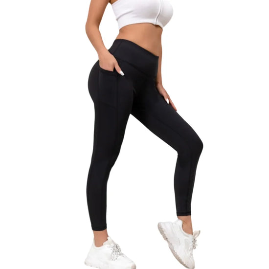Legging de Sport 3/4 Taille Haute Push-Up | Zalmyraboutique - Zalmyraboutique